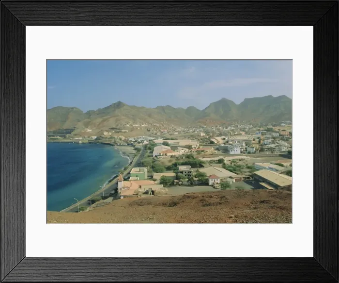 Framed Print : Mindelo, San Vicente (Sao Vicente) Island, Cape Verde Islands, off Africa, Atlantic Framed Print : Mindelo, San Vicente (Sao Vicente) Island, Cape Verde Islands, off Africa, Atlantic