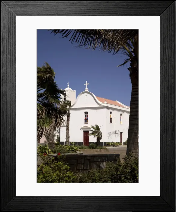 Framed Print : Ponto do Sol church, Santo Antao, Cape Verde islands, Africa Framed Print : Ponto do Sol church, Santo Antao, Cape Verde islands, Africa