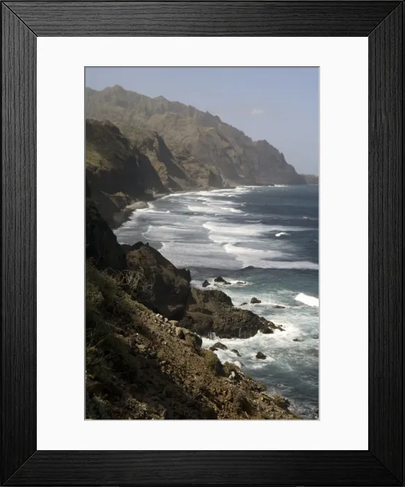 Framed Print : North coast, Santo Antao, Cape Verde Islands, Atlantic, Africa Framed Print : North coast, Santo Antao, Cape Verde Islands, Atlantic, Africa