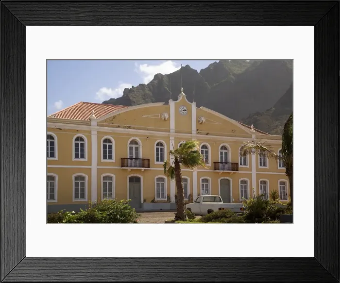 Framed Print : Governors house, Ponto do Sol, Santo Antao, Cape Verde Islands, Africa