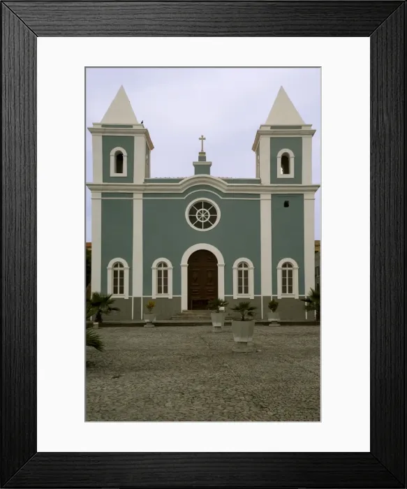 Framed Print : Cathedral, Sao Filipe, Fogo, Cape Verde Islands, Africa Framed Print : Cathedral, Sao Filipe, Fogo, Cape Verde Islands, Africa