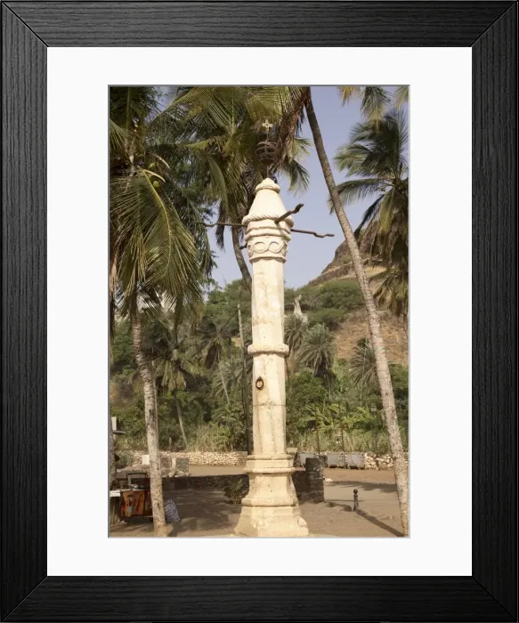 Framed Print : Pillory, Cidade Velha, Santiago, Cape Verde Islands, Africa Framed Print : Pillory, Cidade Velha, Santiago, Cape Verde Islands, Africa