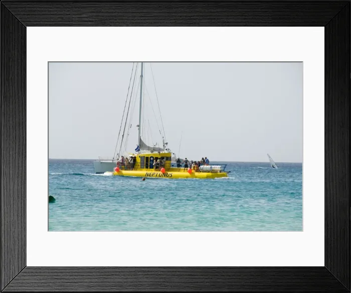 Framed Print : Neptunus a type of submarine for tourists to view wrecks and underwater life Framed Print : Neptunus a type of submarine for tourists to view wrecks and underwater life
