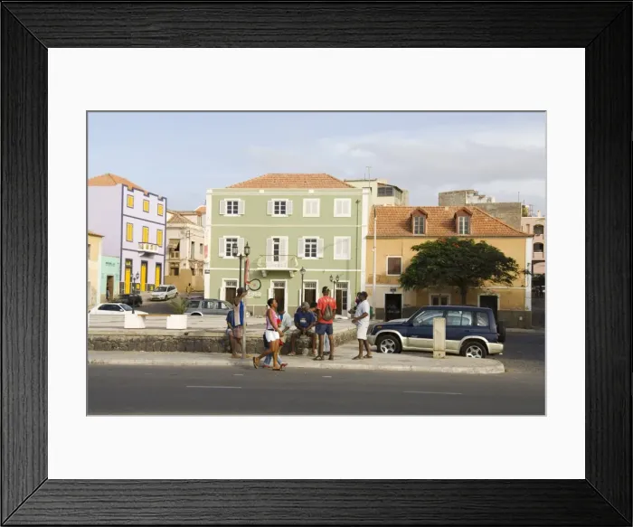 Framed Print : Mindelo, Sao Vicente, Cape Verde Islands, Africa Framed Print : Mindelo, Sao Vicente, Cape Verde Islands, Africa