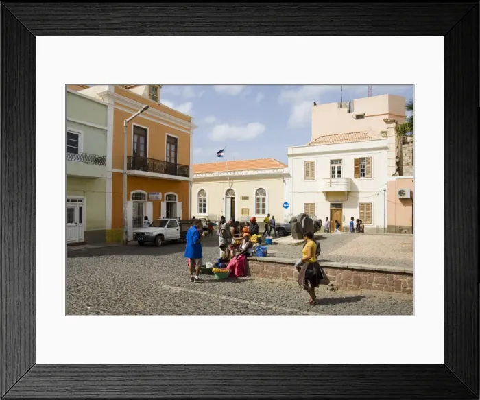 Framed Print : Mindelo, Sao Vicente, Cape Verde Islands, Africa Framed Print : Mindelo, Sao Vicente, Cape Verde Islands, Africa