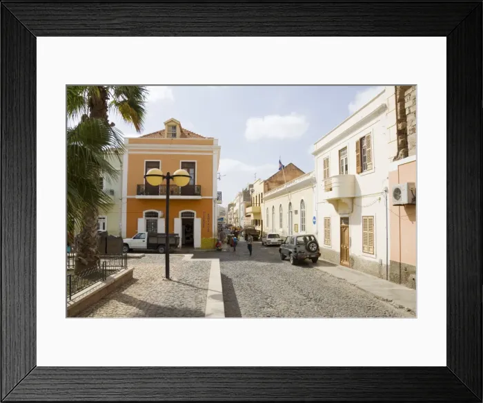 Framed Print : Mindelo, Sao Vicente, Cape Verde Islands, Africa Framed Print : Mindelo, Sao Vicente, Cape Verde Islands, Africa