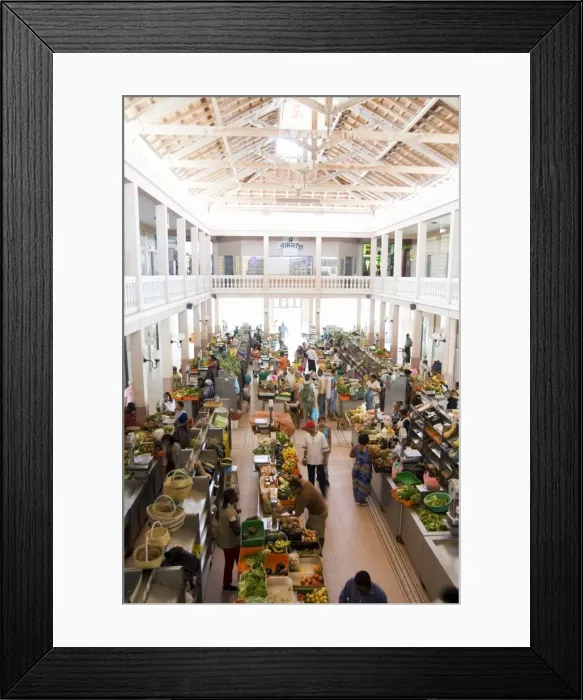 Framed Print : Municipal market, Mindelo, Sao Vicente, Cape Verde Islands, Africa Framed Print : Municipal market, Mindelo, Sao Vicente, Cape Verde Islands, Africa
