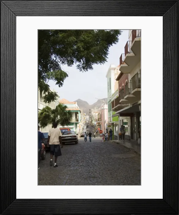 Framed Print : Mindelo, Sao Vicente, Cape Verde Islands, Africa Framed Print : Mindelo, Sao Vicente, Cape Verde Islands, Africa