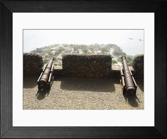 Framed Print : Overlooking Cidade Velha from the Fortress of Sao Filipe, Santiago, Cape Verde Islands Framed Print : Overlooking Cidade Velha from the Fortress of Sao Filipe, Santiago, Cape Verde Islands