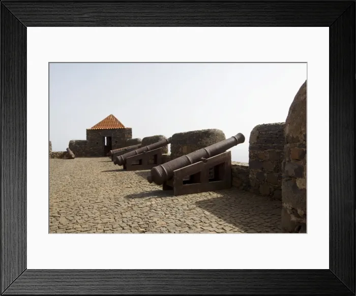 Framed Print : The Fortress of Sao Filipe, Santiago, Cape Verde Islands, Africa Framed Print : The Fortress of Sao Filipe, Santiago, Cape Verde Islands, Africa