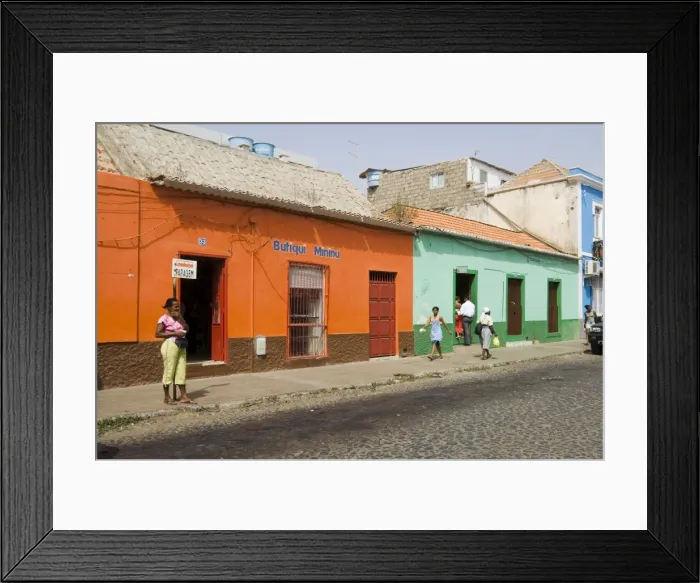 Framed Print : The old city of Praia on the Plateau, Praia, Santiago, Cape Verde Islands, Africa Framed Print : The old city of Praia on the Plateau, Praia, Santiago, Cape Verde Islands, Africa