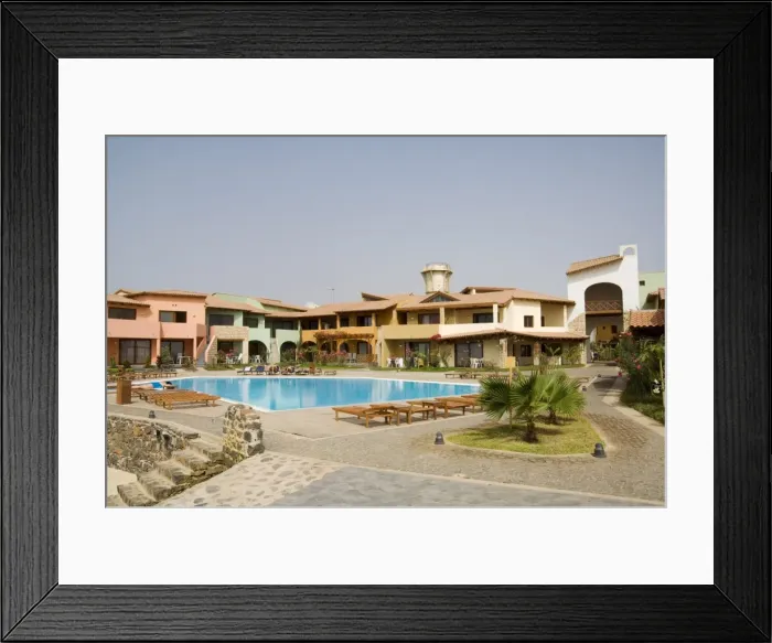 Framed Print : New development for booming property market, Santa Maria, Sal (Salt), Cape Verde Islands Framed Print : New development for booming property market, Santa Maria, Sal (Salt), Cape Verde Islands