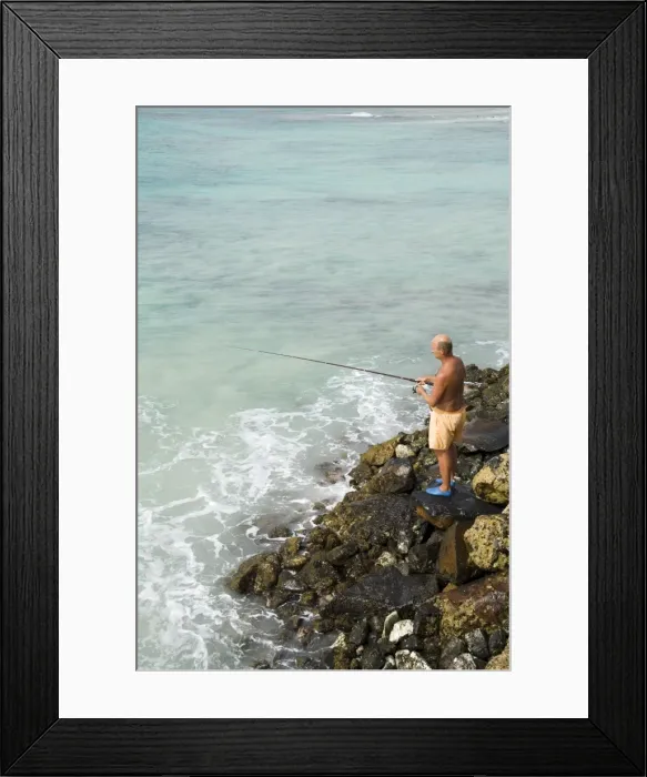 Framed Print : Fishing, Santa Maria, on the island of Sal (Salt), Cape Verde Islands, Africa Framed Print : Fishing, Santa Maria, on the island of Sal (Salt), Cape Verde Islands, Africa
