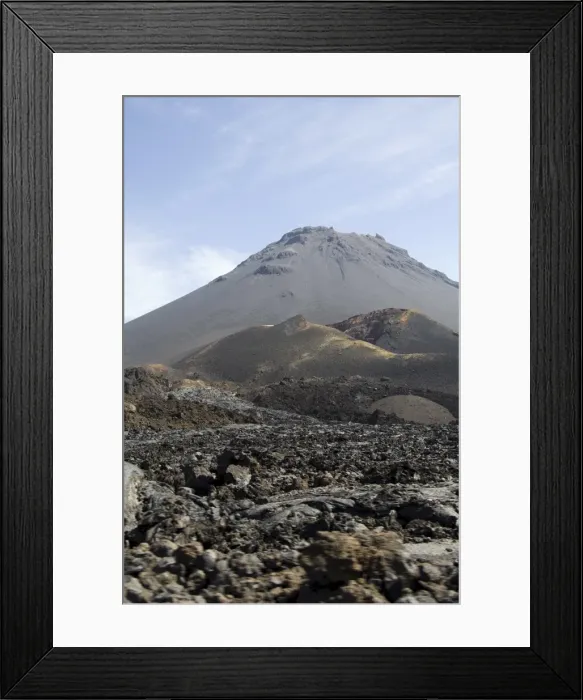 Framed Print : The volcano of Pico de Fogo in the background, Fogo (Fire), Cape Verde Islands, Africa Framed Print : The volcano of Pico de Fogo in the background, Fogo (Fire), Cape Verde Islands, Africa
