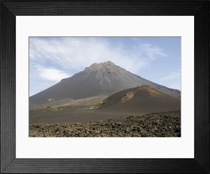 Framed Print : The volcano of Pico de Fogo in the background, Fogo (Fire), Cape Verde Islands, Africa Framed Print : The volcano of Pico de Fogo in the background, Fogo (Fire), Cape Verde Islands, Africa