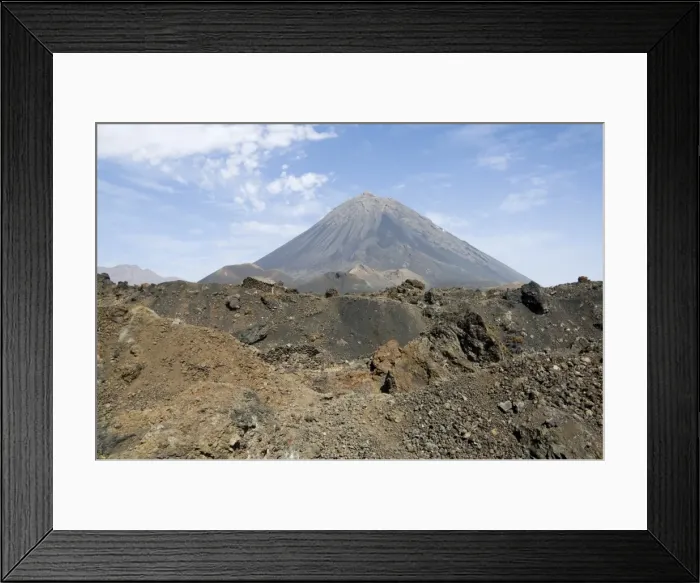 Framed Print : The volcano of Pico de Fogo in the background, Fogo (Fire), Cape Verde Islands, Africa Framed Print : The volcano of Pico de Fogo in the background, Fogo (Fire), Cape Verde Islands, Africa