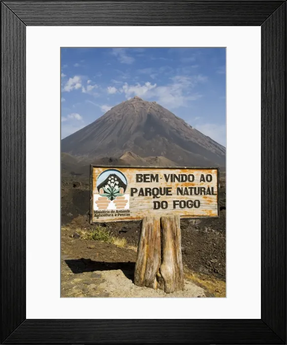 Framed Print : The volcano of Pico de Fogo in the background, Fogo (Fire), Cape Verde Islands, Africa Framed Print : The volcano of Pico de Fogo in the background, Fogo (Fire), Cape Verde Islands, Africa