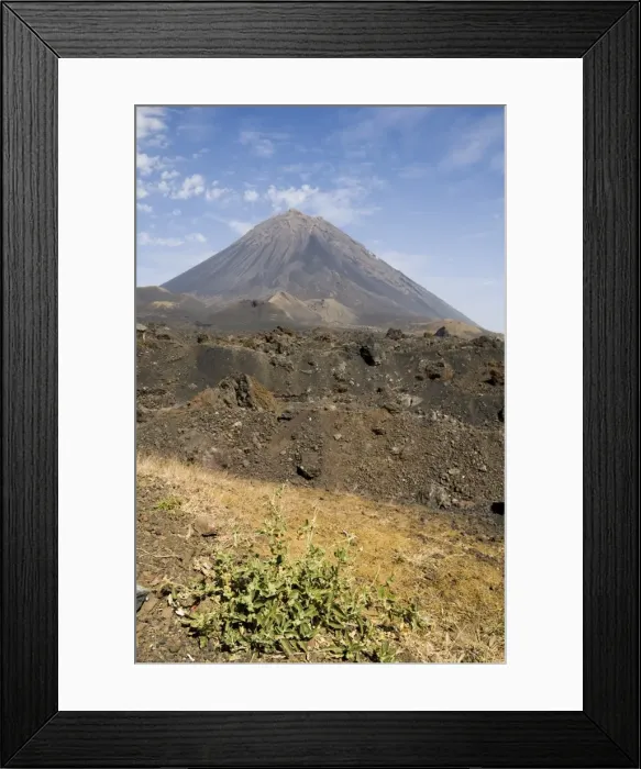Framed Print : The volcano of Pico de Fogo in the background, Fogo (Fire), Cape Verde Islands, Africa Framed Print : The volcano of Pico de Fogo in the background, Fogo (Fire), Cape Verde Islands, Africa
