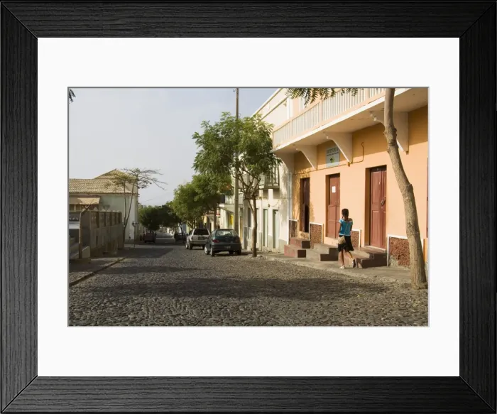 Framed Print : Sao Filipe, Fogo (Fire), Cape Verde Islands, Africa Framed Print : Sao Filipe, Fogo (Fire), Cape Verde Islands, Africa
