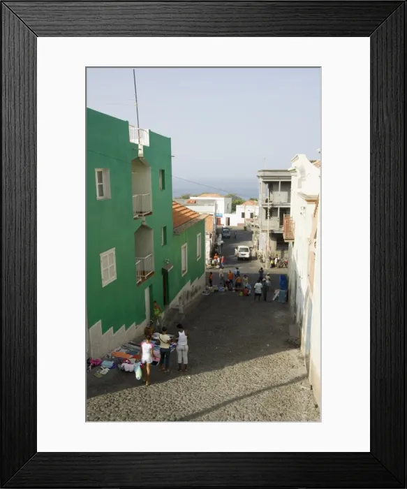 Framed Print : Sao Filipe, Fogo (Fire), Cape Verde Islands, Africa Framed Print : Sao Filipe, Fogo (Fire), Cape Verde Islands, Africa
