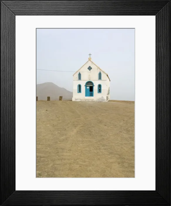 Framed Print : Church near Salinas, Sal, Cape Verde Islands, Africa Framed Print : Church near Salinas, Sal, Cape Verde Islands, Africa