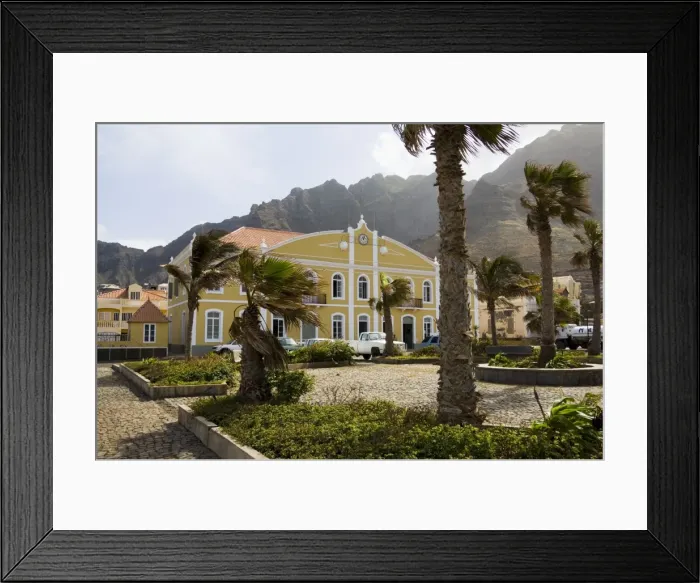 Framed Print : Beautifully restored municipal colonial building, Ponto do Sol, Ribiera Grande Framed Print : Beautifully restored municipal colonial building, Ponto do Sol, Ribiera Grande