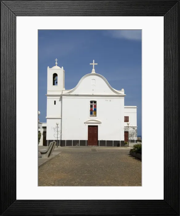 Framed Print : Church on main square at Ponto do Sol, Ribiera Grande, Santo Antao, Cape Verde Islands Framed Print : Church on main square at Ponto do Sol, Ribiera Grande, Santo Antao, Cape Verde Islands