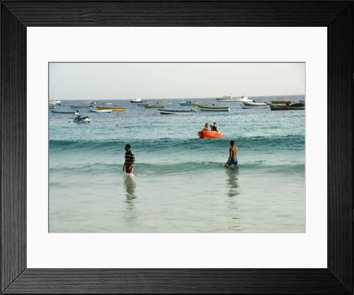 Framed Print : Beach at Santa Maria, Sal (Salt), Cape Verde Islands, Atlantic Ocean, Africa Framed Print : Beach at Santa Maria, Sal (Salt), Cape Verde Islands, Atlantic Ocean, Africa