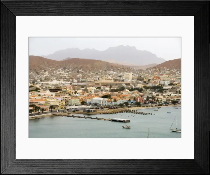 Framed Print : Mindelo, Sao Vicente, Cape Verde Islands, Atlantic Ocean, Africa
