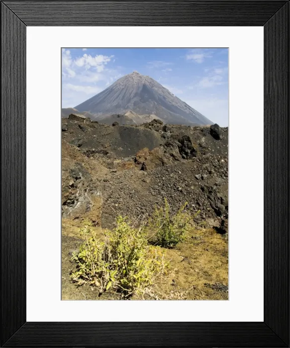 Framed Print : The volcano of Pico de Fogo in the background, Fogo (Fire), Cape Verde Islands, Africa Framed Print : The volcano of Pico de Fogo in the background, Fogo (Fire), Cape Verde Islands, Africa