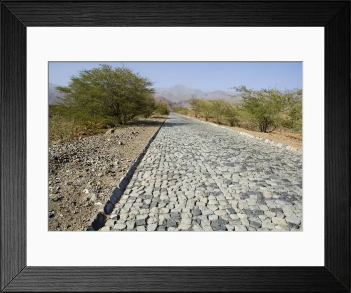 Framed Print : Cobblestone road on way to Ribiera Grande from Porto Novo, Santo Antao Framed Print : Cobblestone road on way to Ribiera Grande from Porto Novo, Santo Antao