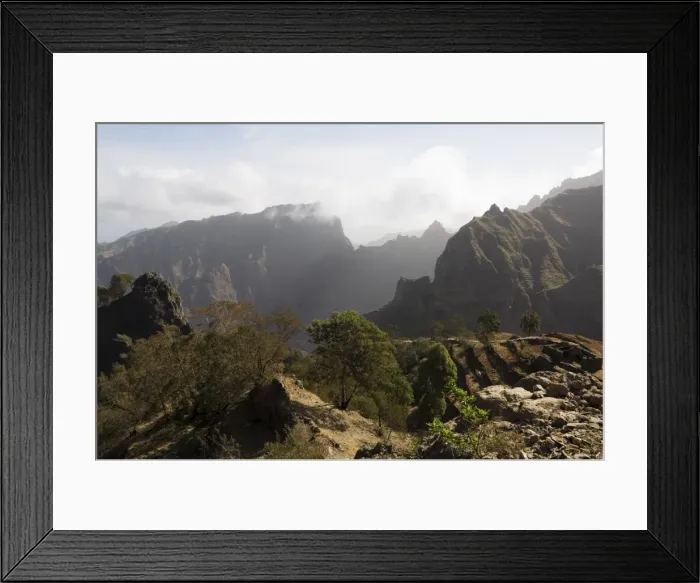 Framed Print : Landscape near Corda, Santo Antao, Cape Verde Islands, Africa Framed Print : Landscape near Corda, Santo Antao, Cape Verde Islands, Africa