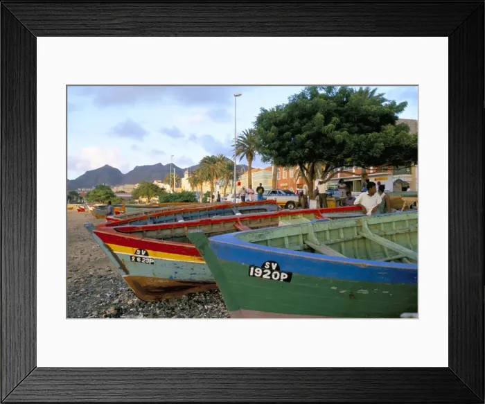 Framed Print : Waterfront, Mindelo, island of Sao Vicente, Cape Verde Islands, Africa Framed Print : Waterfront, Mindelo, island of Sao Vicente, Cape Verde Islands, Africa