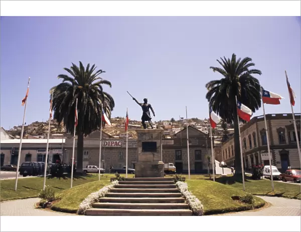 Arturo Pratt monument, Coquimbo, Norte Chico, Chile, South America