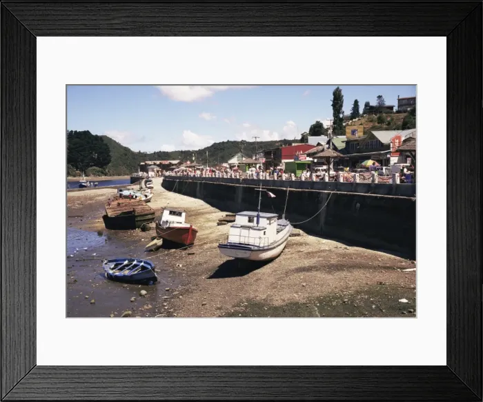 Framed Print : Angelmo, Puerto Montt, Chile, South America Framed Print : Angelmo, Puerto Montt, Chile, South America
