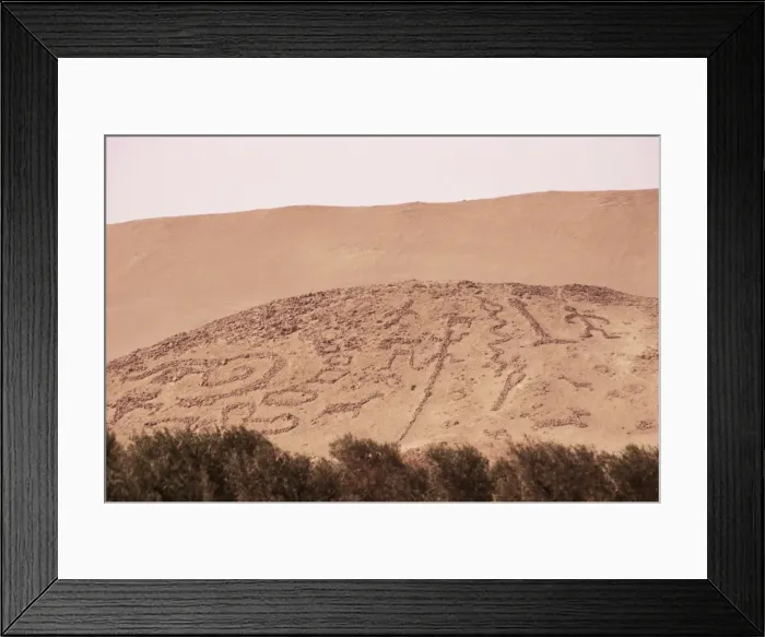Framed Print : Pre-Columbian geoglyphs, Norte Grande, Arica, Chile, South America Framed Print : Pre-Columbian geoglyphs, Norte Grande, Arica, Chile, South America