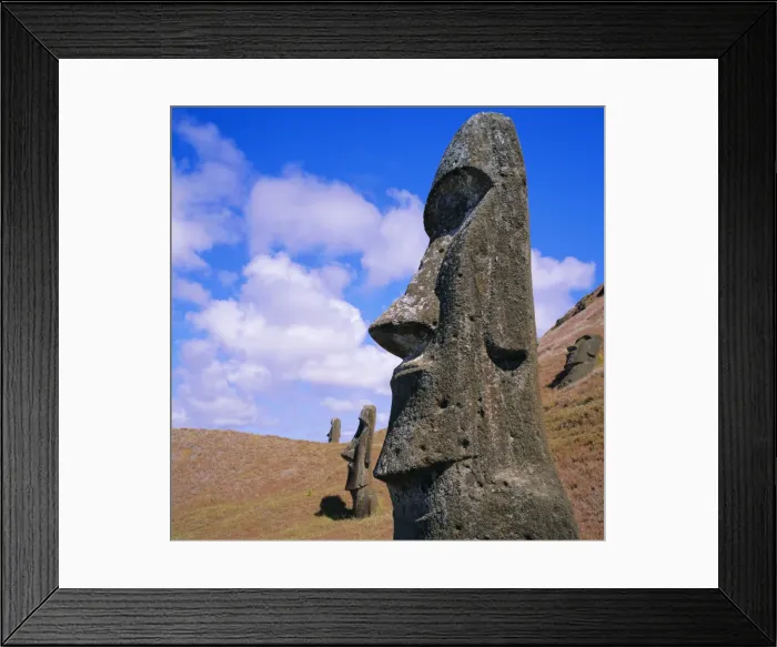 Framed Print : Volcan Rano Raraku, southern slope, birthplace of countless moai, Easter Island, Chile Framed Print : Volcan Rano Raraku, southern slope, birthplace of countless moai, Easter Island, Chile