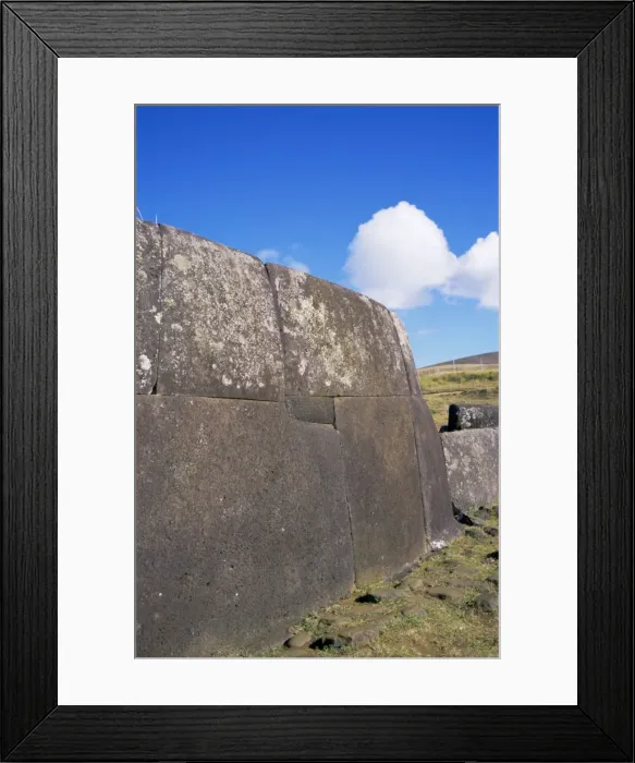 Framed Print : Advanced platform masonry, Ahu Vinapu, Easter Island, Chile, Pacific Framed Print : Advanced platform masonry, Ahu Vinapu, Easter Island, Chile, Pacific