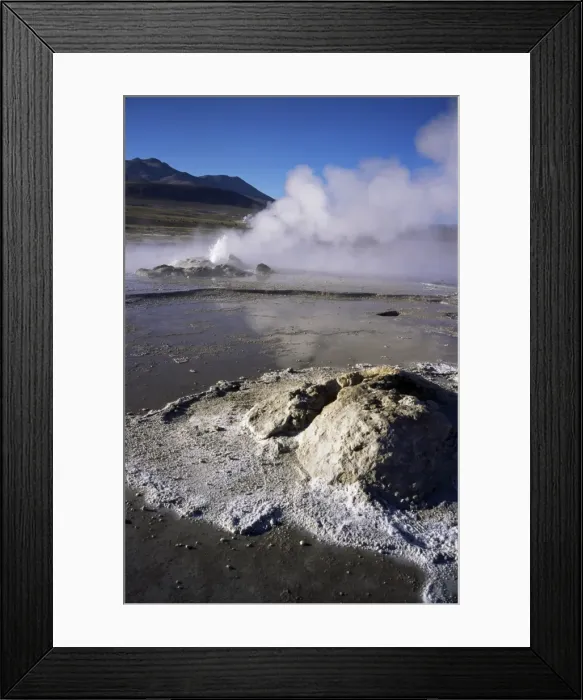 Framed Print : El Tatio Geysers and fumaroles, Andes at 4300m, northern area, Chile, South America Framed Print : El Tatio Geysers and fumaroles, Andes at 4300m, northern area, Chile, South America