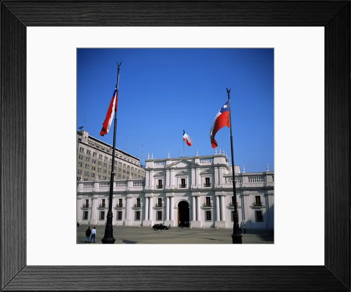 Framed Print : Palacio de la Moneda, Santiago, Chile, South America Framed Print : Palacio de la Moneda, Santiago, Chile, South America