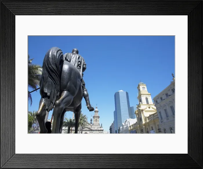 Framed Print : Plaza de Armas, Santiago de Chile, Chile, South America