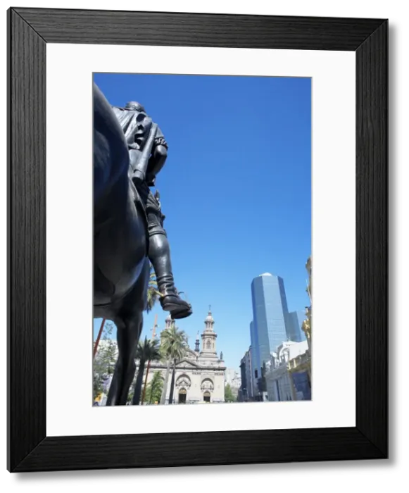 Framed Print : Plaza de Armas, Santiago de Chile, Chile, South America Framed Print : Plaza de Armas, Santiago de Chile, Chile, South America