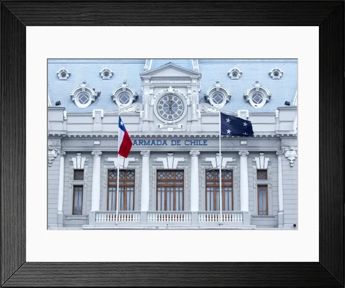 Framed Print : Aduana Nacional building, Plaza Sotomayor, Valparaiso, UNESCO World Heritage Site Framed Print : Aduana Nacional building, Plaza Sotomayor, Valparaiso, UNESCO World Heritage Site