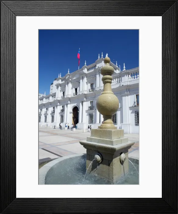 Framed Print : Palacio de la Moneda, Santiago de Chile, Chile, South America Framed Print : Palacio de la Moneda, Santiago de Chile, Chile, South America