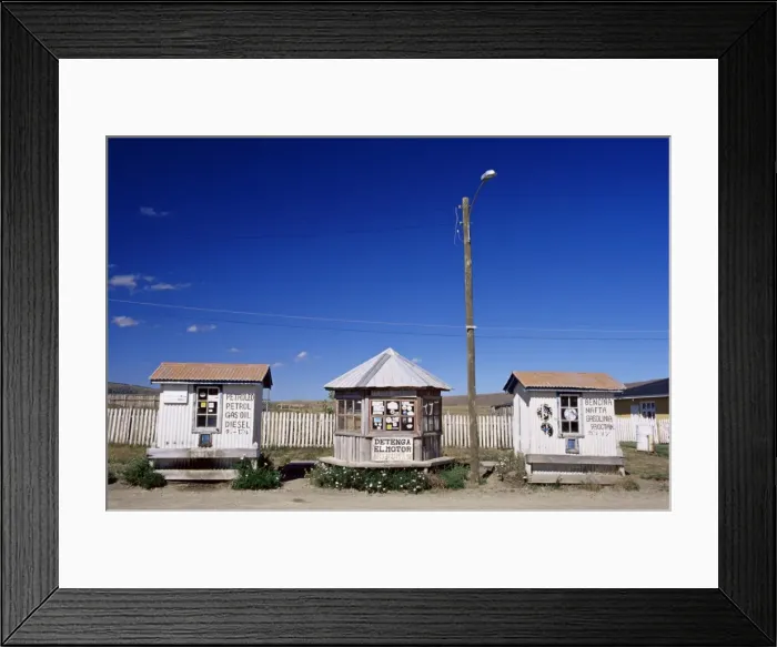 Framed Print : A gasoline station near Puerto Natales, Patagonia, Chile, South America Framed Print : A gasoline station near Puerto Natales, Patagonia, Chile, South America