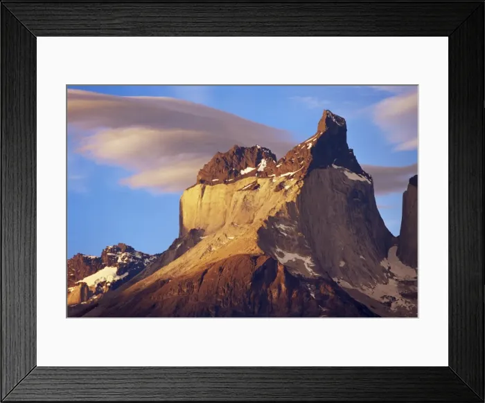 Framed Print : Peaks of the Cuernos del Paine (Horns of Paine), Torres del Paine National Park Framed Print : Peaks of the Cuernos del Paine (Horns of Paine), Torres del Paine National Park