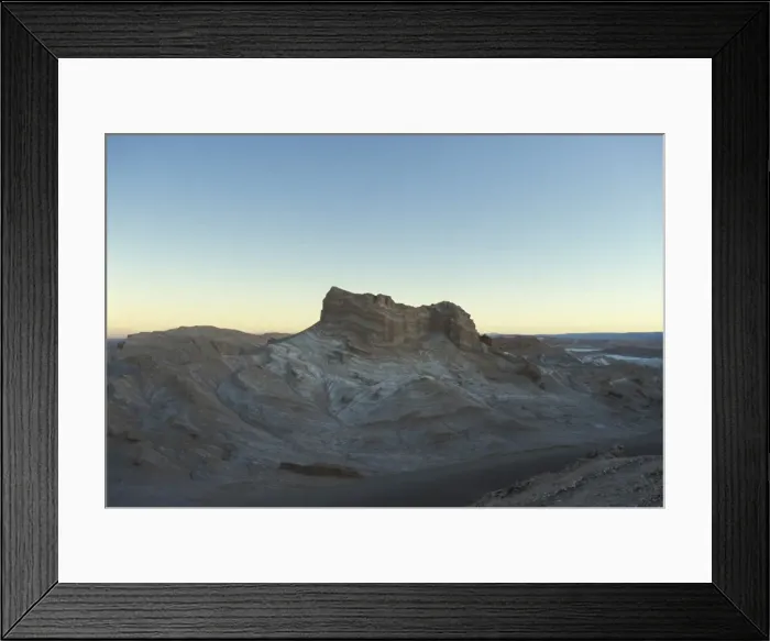Framed Print : Arid landscape in the Valle de la Luna (Valley of the Moon), Atacama Desert Framed Print : Arid landscape in the Valle de la Luna (Valley of the Moon), Atacama Desert