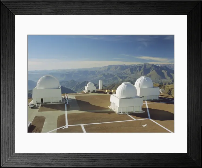 Framed Print : El Tololo observatory, Elqui Valley, Chile, South America Framed Print : El Tololo observatory, Elqui Valley, Chile, South America