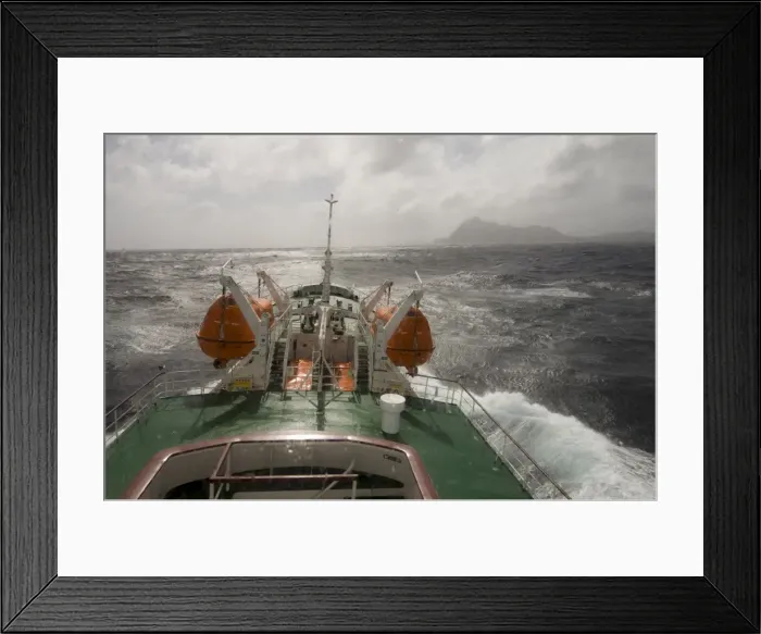 Framed Print : Antarctic Dream navigation on rough seas near Cape Horn, Drake Passage Framed Print : Antarctic Dream navigation on rough seas near Cape Horn, Drake Passage