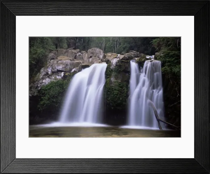 Framed Print : Ojos del Carburgua, waterfalls, Chile, South America Framed Print : Ojos del Carburgua, waterfalls, Chile, South America